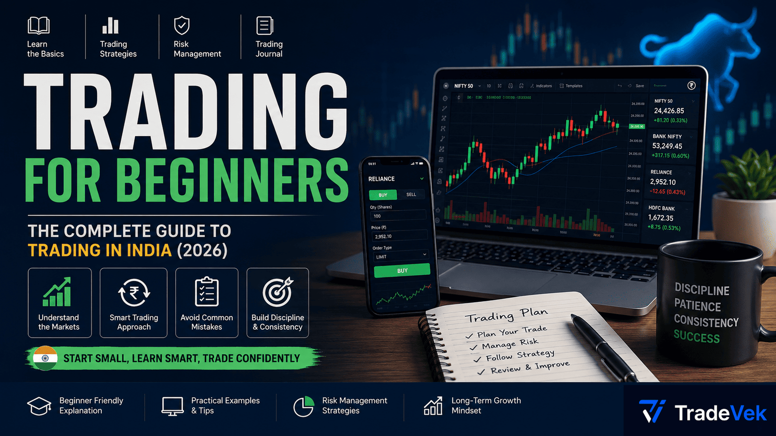 Trading for Beginners: The Complete Guide to Trading in India (2026)